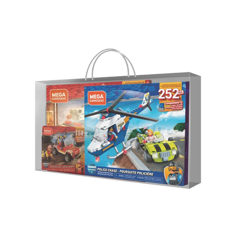 MEGA BLOKS HGL40 non Lego GÓI GIÁ TRỊ CỨU HỘ THÀNH PHỐ bộ đồ chơi xếp lắp ráp ghép mô hình City 252 khối