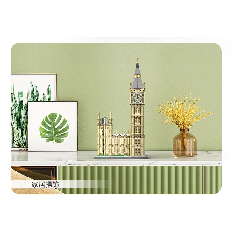 XINGBAO XB-18025 18025 XB18025 non  ĐỒNG HỒ LỚN bộ đồ chơi xếp lắp ráp ghép mô hình Buildings BIG BEN 815 khối