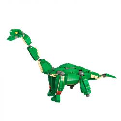 GUDI 50102 non  HUNG DỮ TYRANNOSAURUS REX BRACHIOSAURUS TRICERATOPS bộ đồ chơi xếp lắp ráp ghép mô hình CREATIVE WORKS 372 khối