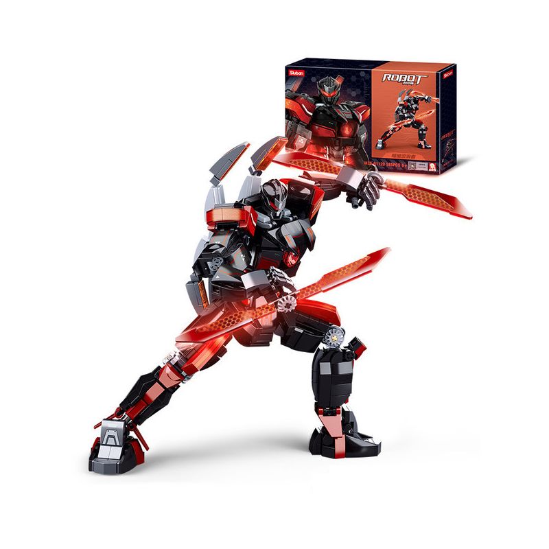 SLUBAN M38-B1120 B1120 1120 M38B1120 38-B1120 non  KẺ LANG THANG ĐEN TỐI bộ đồ chơi xếp lắp ráp ghép mô hình ROBOT 585 khối