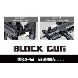 SEMBO 702980 non  SÚNG TIỂU LIÊN LS7. bộ đồ chơi xếp lắp ráp ghép mô hình 1507 khối