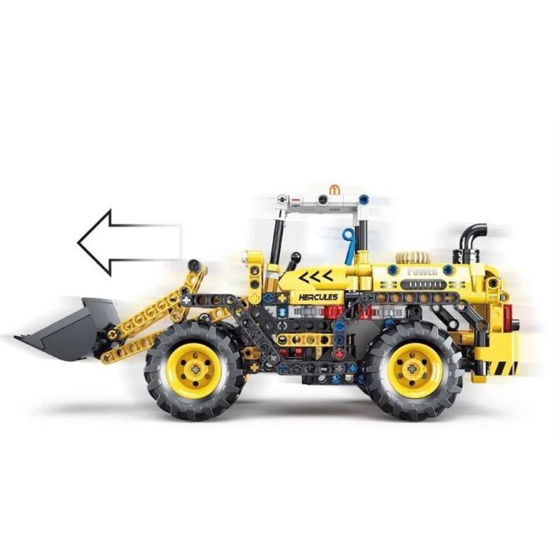 TA GAOLE T3038 3038 non  XE TẢI KÉO PHÍA TRƯỚC bộ đồ chơi xếp lắp ráp ghép mô hình  HERCULES Kỹ Thuật Công Nghệ Cao Mô Hình Phương Tiện 476 khối