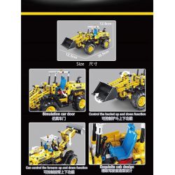 TA GAOLE T3038 3038 non  XE TẢI KÉO PHÍA TRƯỚC bộ đồ chơi xếp lắp ráp ghép mô hình  HERCULES Kỹ Thuật Công Nghệ Cao Mô Hình Phương Tiện 476 khối