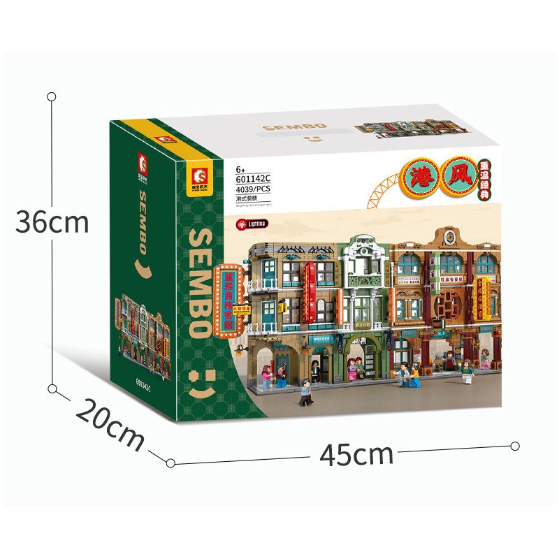 SEMBO 601142C non  TRÒ CHƠI ĐIỆN TỬ KIỂU HỒNG KÔNG bộ đồ chơi xếp lắp ráp ghép mô hình Creator Expert Chuyên Gia Sáng Tạo 4039 khối