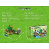 SEMBO 606109 non  TRANG VIÊN RỪNG RẬM bộ đồ chơi xếp lắp ráp ghép mô hình Minecraft PIXELS WORLD Game Xây Dựng 419 khối