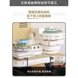 WANGE 5242 non  BẢO TÀNG SOLOMON GUGGENHEIM NEW YORK bộ đồ chơi xếp lắp ráp ghép mô hình Star Wars SOLOMON GUGGENHEIM MUSEUM Chiến Tranh Giữa Các Vì Sao 902 khối