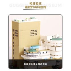 WANGE 5242 non  BẢO TÀNG SOLOMON GUGGENHEIM NEW YORK bộ đồ chơi xếp lắp ráp ghép mô hình Star Wars SOLOMON GUGGENHEIM MUSEUM Chiến Tranh Giữa Các Vì Sao 902 khối