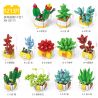 XINGBAO XB-26113 26113 XB26113 non  BOUTIQUE CHẬU CÂY TRANG TRÍ MỌNG NƯỚC 12 LOẠI bộ đồ chơi xếp lắp ráp ghép mô hình Creator Sáng Tạo 1213 khối