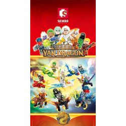 SEMBO 206001 206002 206003 206004 206005 206006 206007 206008 non  YULONG BOY 8 PHONG CÁCH bộ đồ chơi xếp lắp ráp ghép mô hình YAN DRAGON 437 khối