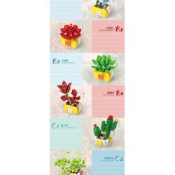 XINGBAO XB-26113 26113 XB26113 non  BOUTIQUE CHẬU CÂY TRANG TRÍ MỌNG NƯỚC 12 LOẠI bộ đồ chơi xếp lắp ráp ghép mô hình Creator Sáng Tạo 1213 khối