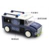 WANGE 2891 non  XE TÙ CẢNH SÁT S91 bộ đồ chơi xếp lắp ráp ghép mô hình City Thành Phố 99 khối