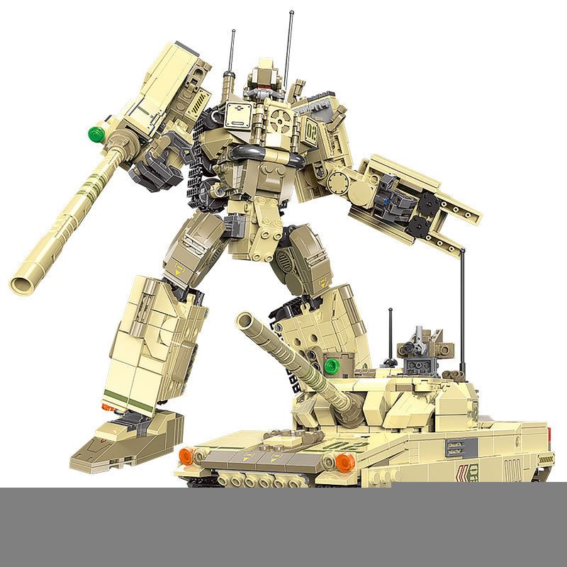 XINGBAO XB-20005 20005 XB20005 non Lego THỢ MÁY XE TĂNG bộ đồ chơi xếp lắp ráp ghép mô hình Military Army TANK MECH Quân Sự Bộ Đội 769 khối