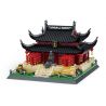 WANGE 5241 non  ĐỀN THỜ KHỔNG TỬ NAM KINH DACHENG HALL bộ đồ chơi xếp lắp ráp ghép mô hình Buildings CONFUCIUS TEMPLE 966 khối