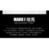 KAIYU K96129 96129 non  MARK I TANK CHASING STAR XE BỐN BÁNH THEO DÕI ĐÔI bộ đồ chơi xếp lắp ráp ghép mô hình  STAR HUNTS Kỹ Thuật Công Nghệ Cao Mô Hình Phương Tiện 430 khối