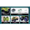 SEMBO 701913C non  XE TẢI QUÁI VẬT RC MA NỬA ĐÊM bộ đồ chơi xếp lắp ráp ghép mô hình CAR.S 539 khối