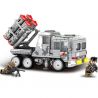 SEMBO 105600 non  TÊN LỬA PHÒNG KHÔNG REDQI-22 bộ đồ chơi xếp lắp ráp ghép mô hình Military Army HQ-22 ANTI-AIRCRAFT MISSILE Quân Sự Bộ Đội 329 khối