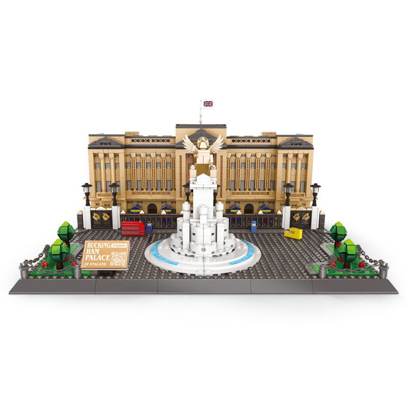 WANGE 6224 non Lego CUNG ĐIỆN BUCKINGHAM bộ đồ chơi xếp lắp ráp ghép mô hình Architecture BUCKINGHAM PALACE Công Trình Kiến Trúc 410 khối
