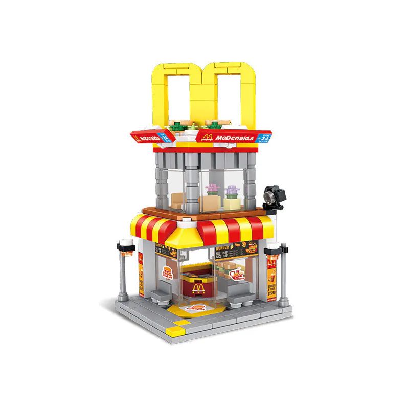 PanlosBrick 657048 Panlos Brick 657048 non Lego HAMBURG. bộ đồ chơi xếp lắp ráp ghép mô hình 243 khối