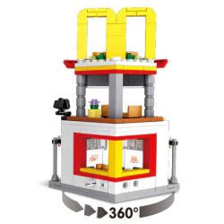 PanlosBrick 657048 Panlos Brick 657048 non  HAMBURG. bộ đồ chơi xếp lắp ráp ghép mô hình 243 khối