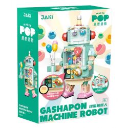 JAKI JK8218 8218 JK8219 8219 non  NGƯỜI MÁY GACHA bộ đồ chơi xếp lắp ráp ghép mô hình CASHAPON MACHINE ROBOT