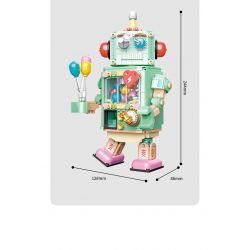 JAKI JK8218 8218 JK8219 8219 non  NGƯỜI MÁY GACHA bộ đồ chơi xếp lắp ráp ghép mô hình CASHAPON MACHINE ROBOT