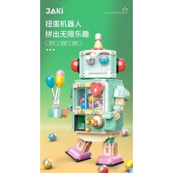 JAKI JK8218 8218 JK8219 8219 non  NGƯỜI MÁY GACHA bộ đồ chơi xếp lắp ráp ghép mô hình CASHAPON MACHINE ROBOT
