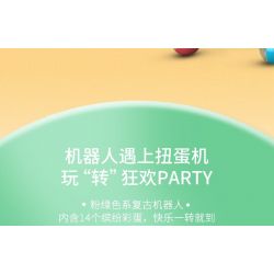 JAKI JK8218 8218 JK8219 8219 non  NGƯỜI MÁY GACHA bộ đồ chơi xếp lắp ráp ghép mô hình CASHAPON MACHINE ROBOT