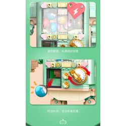 JAKI JK8218 8218 JK8219 8219 non  NGƯỜI MÁY GACHA bộ đồ chơi xếp lắp ráp ghép mô hình CASHAPON MACHINE ROBOT