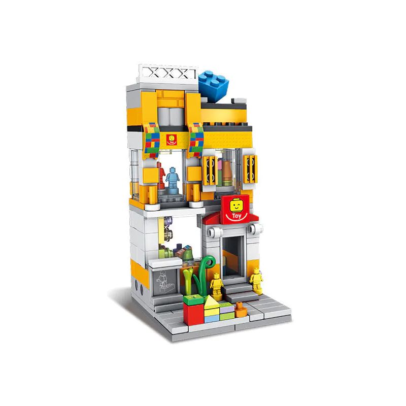 PanlosBrick 657046 Panlos Brick 657046 non Lego CỬA HÀNG ĐỒ CHƠI bộ đồ chơi xếp lắp ráp ghép mô hình 269 khối