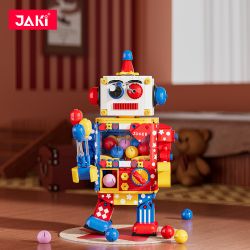 JAKI JK8218 8218 JK8219 8219 non  NGƯỜI MÁY GACHA bộ đồ chơi xếp lắp ráp ghép mô hình CASHAPON MACHINE ROBOT