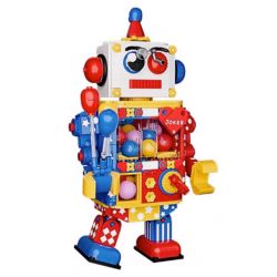 JAKI JK8218 8218 JK8219 8219 non  NGƯỜI MÁY GACHA bộ đồ chơi xếp lắp ráp ghép mô hình CASHAPON MACHINE ROBOT