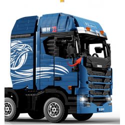 HAPPY BUILD SHINEYU XINYU YC-22013 22013 YC22013 non  RƠ MOÓC XE TẢI YUJI 1:17 tỷ lệ 1:17 bộ đồ chơi xếp lắp ráp ghép mô hình Build Team SHINE YU S-TRUCK Đội Xây Dựng 2651 khối