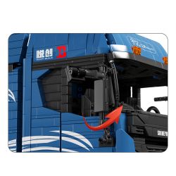 HAPPY BUILD SHINEYU XINYU YC-22013 22013 YC22013 non  RƠ MOÓC XE TẢI YUJI 1:17 tỷ lệ 1:17 bộ đồ chơi xếp lắp ráp ghép mô hình Build Team SHINE YU S-TRUCK Đội Xây Dựng 2651 khối