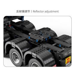 HAPPY BUILD SHINEYU XINYU YC-22013 22013 YC22013 non  RƠ MOÓC XE TẢI YUJI 1:17 tỷ lệ 1:17 bộ đồ chơi xếp lắp ráp ghép mô hình Build Team SHINE YU S-TRUCK Đội Xây Dựng 2651 khối