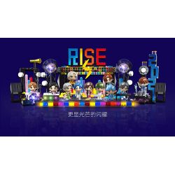 SHENZHEN RAEL ENTERTAINMENT 60004 non  GIAI ĐOẠN MÙA GIẢI TỐT NGHIỆP ĐỒNG ĐỘI NAM R1SE bộ đồ chơi xếp lắp ráp ghép mô hình