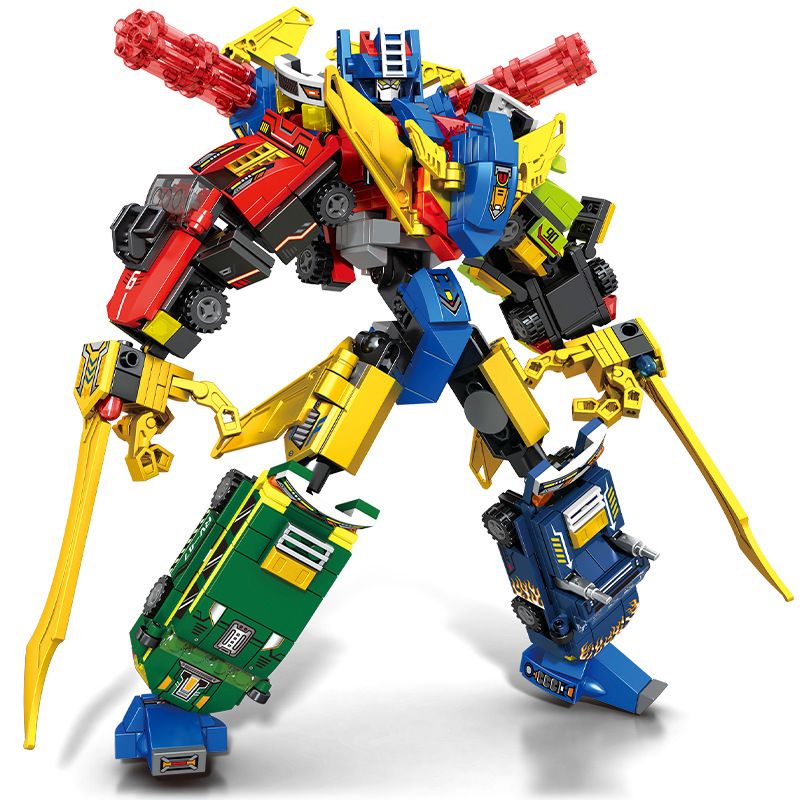 SEMBO 103284 103285 103286 103287 103288 103289 103290 103291 non Lego GIÁP THÉP CHỈ HUY 8 KẾT HỢP bộ đồ chơi xếp lắp ráp ghép mô hình Transformers MECHA OF STEEL Robot Đại Chiến Người Máy Biến Hình 766 khối