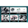 SEMBO 701910C non  XE TẢI QUÁI VẬT ĐIỀU KHIỂN TỪ XA CHO CHÓ ĐỐM bộ đồ chơi xếp lắp ráp ghép mô hình CAR.S 525 khối