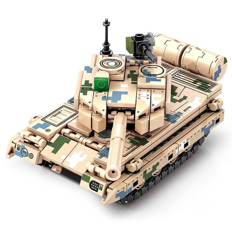 SEMBO 203111 non Lego XE TĂNG HẠNG NHẸ KIỂU 15 bộ đồ chơi xếp lắp ráp ghép mô hình Military Army TYPE 15 LIGHT TANK Quân Sự Bộ Đội 323 khối