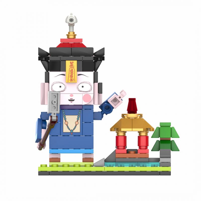 JAKI JK6361 6361 non  KÝ ỨC GẬT ĐẦU bộ đồ chơi xếp lắp ráp ghép mô hình 185 khối