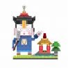 JAKI JK6361 6361 non  KÝ ỨC GẬT ĐẦU bộ đồ chơi xếp lắp ráp ghép mô hình 185 khối