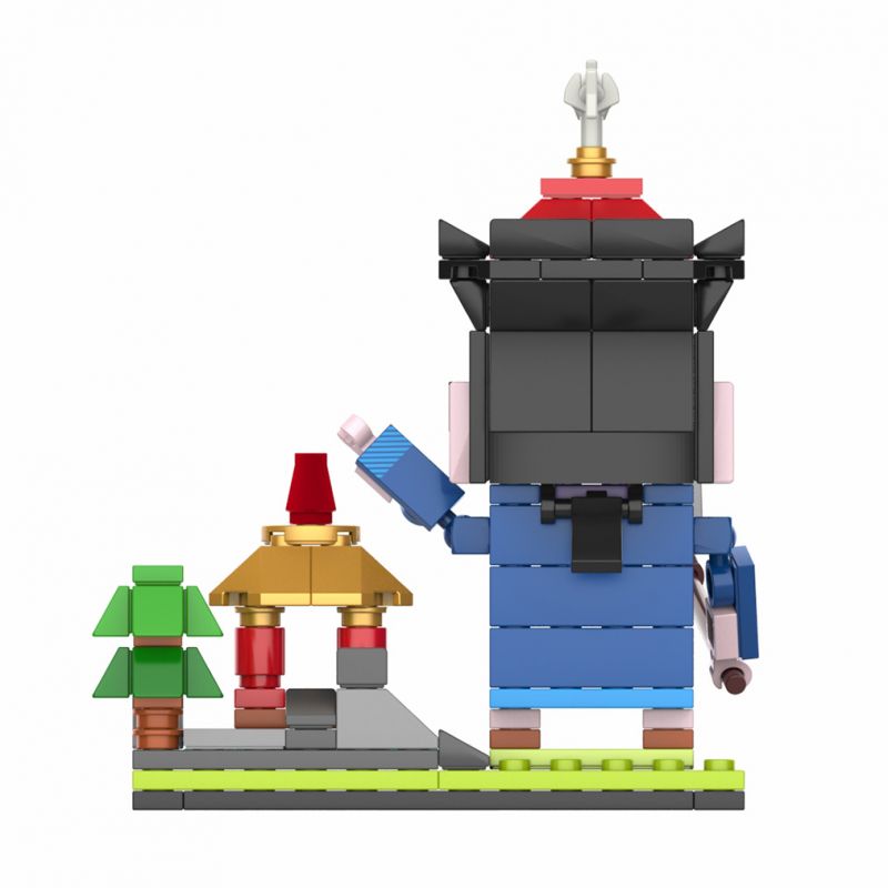 JAKI JK6361 6361 non  KÝ ỨC GẬT ĐẦU bộ đồ chơi xếp lắp ráp ghép mô hình 185 khối