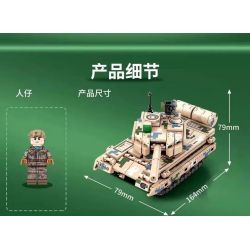 SEMBO 203111 non  XE TĂNG HẠNG NHẸ KIỂU 15 bộ đồ chơi xếp lắp ráp ghép mô hình Military Army TYPE 15 LIGHT TANK Quân Sự Bộ Đội 323 khối
