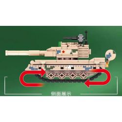 SEMBO 203111 non  XE TĂNG HẠNG NHẸ KIỂU 15 bộ đồ chơi xếp lắp ráp ghép mô hình Military Army TYPE 15 LIGHT TANK Quân Sự Bộ Đội 323 khối