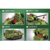 SEMBO 203112 non  XE CHIẾN ĐẤU ĐỔ BỘ ĐƯỜNG KHÔNG ZBD-03 bộ đồ chơi xếp lắp ráp ghép mô hình Military Army ZBD-03 AIRBORNE ARMORED IFV Quân Sự Bộ Đội 324 khối