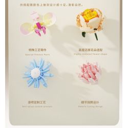 TAKUKI T6003 6003 non  TIỆC SÂN VƯỜN HOÀNG HÔN LILY bộ đồ chơi xếp lắp ráp ghép mô hình 319 khối