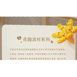 TAKUKI T6003 6003 non  TIỆC SÂN VƯỜN HOÀNG HÔN LILY bộ đồ chơi xếp lắp ráp ghép mô hình 319 khối