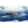 GUDI 8029 non  TÀU SÂN BAY LÁI MÁY bộ đồ chơi xếp lắp ráp ghép mô hình Military Army AIRCRAFT CARRIER CHINA NUCLEAR-POWERED Quân Sự Bộ Đội 2862 khối