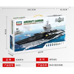 GUDI 8029 non  TÀU SÂN BAY LÁI MÁY bộ đồ chơi xếp lắp ráp ghép mô hình Military Army AIRCRAFT CARRIER CHINA NUCLEAR-POWERED Quân Sự Bộ Đội 2862 khối
