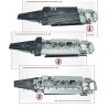 GUDI 8029 non  TÀU SÂN BAY LÁI MÁY bộ đồ chơi xếp lắp ráp ghép mô hình Military Army AIRCRAFT CARRIER CHINA NUCLEAR-POWERED Quân Sự Bộ Đội 2862 khối