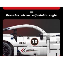 MOYU BLOCK MY88317 88317 non  XE THỂ THAO NÉ TRÁNH VIPER tỷ lệ 1:14 bộ đồ chơi xếp lắp ráp ghép mô hình 1060 khối